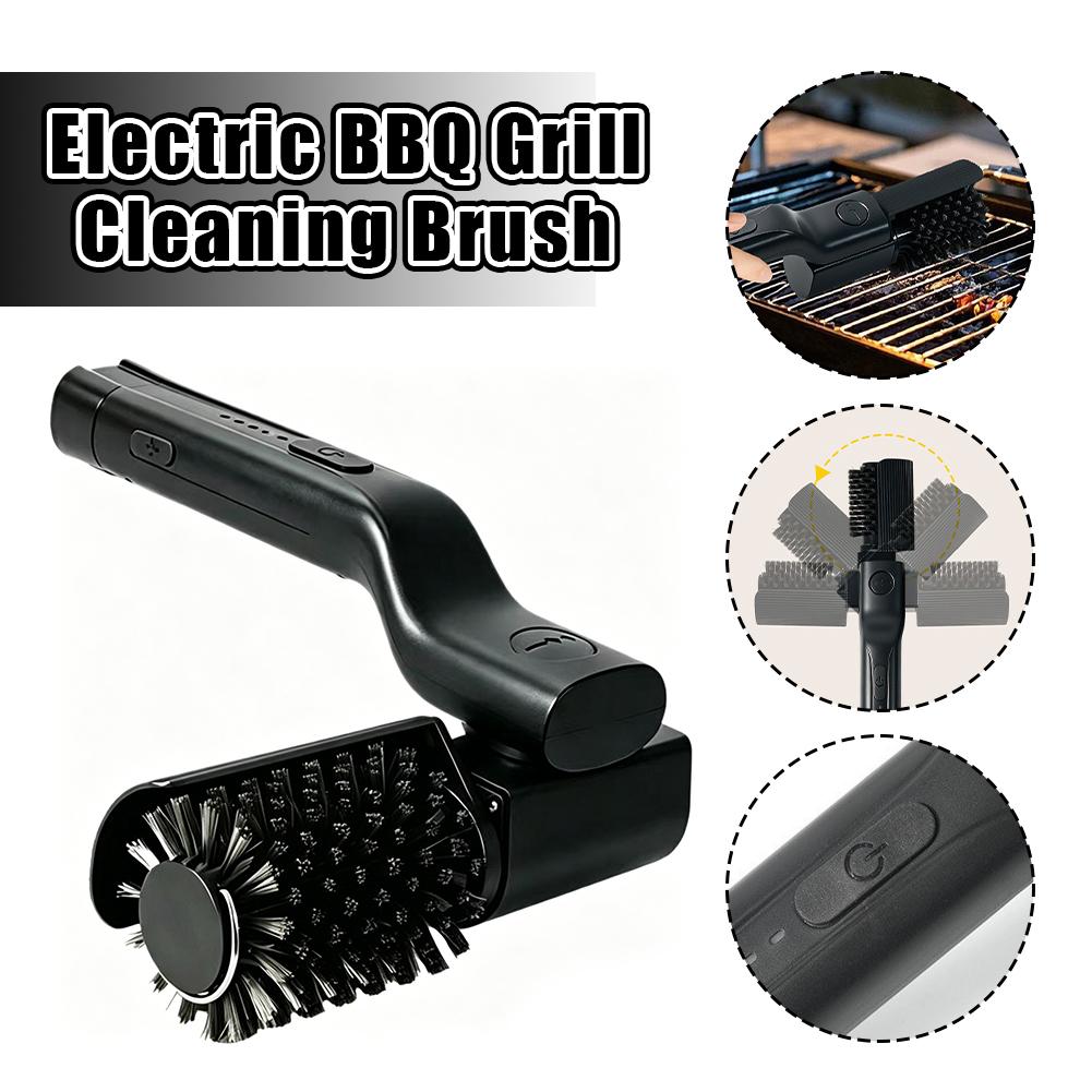 Outdoor Power Grill - Electric Barbecue Grill Cleaner Brush Cordless