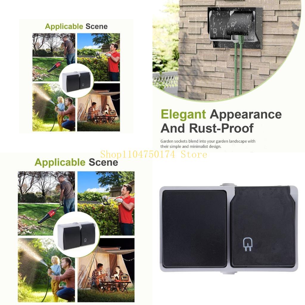 Outdoor Power Outlet Install - 2 Gang Waterproof Outlet with Cover