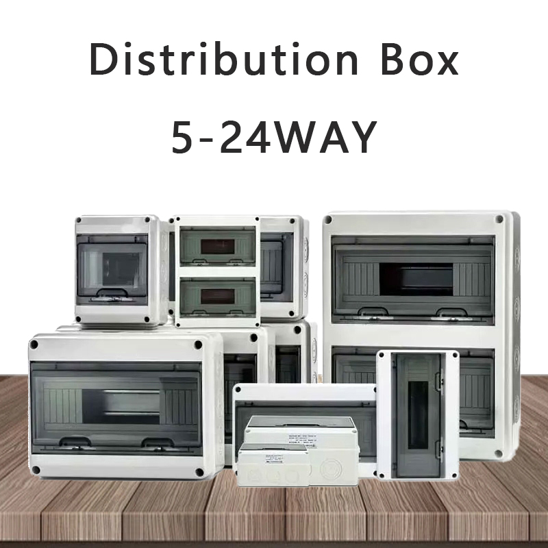 Outdoor Power Board Box - HT Series 5/8/12/15/18/24 Ways IP65 Waterproof
