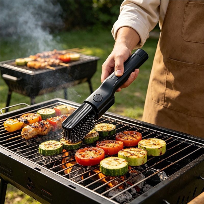 Outdoor Power Grill - Powerful Electric Rotary Grill Brush 304