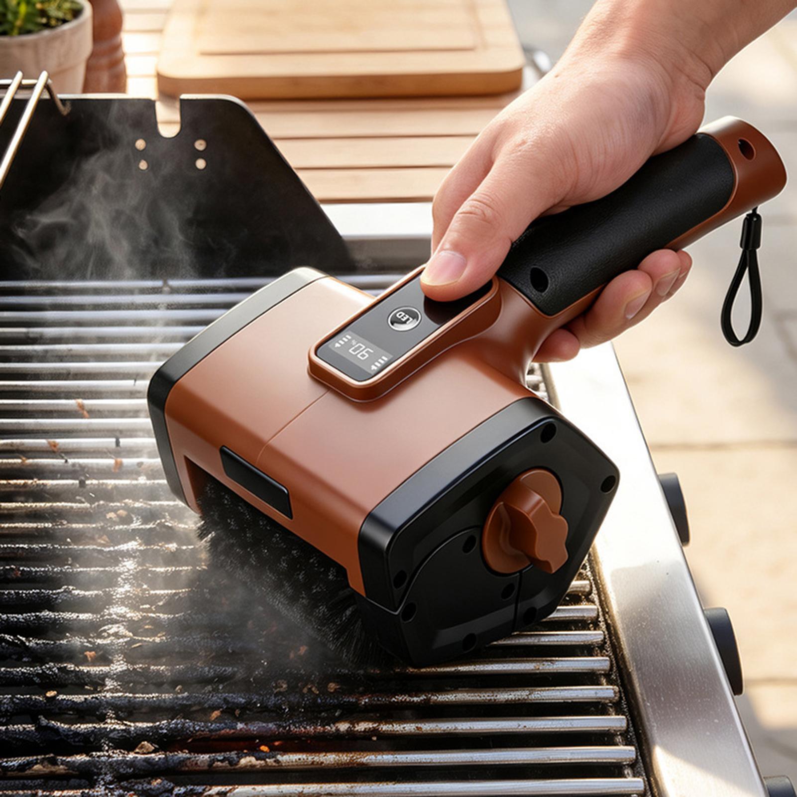 Outdoor Power Grill - Electric Grill Brush for Outdoor 3000mAh