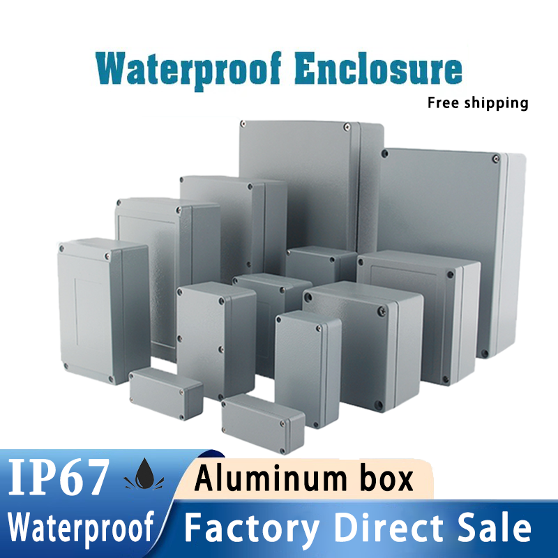 Outdoor Power Board Box - IP67 Outdoor Aluminum Enclosure Waterproof Industry