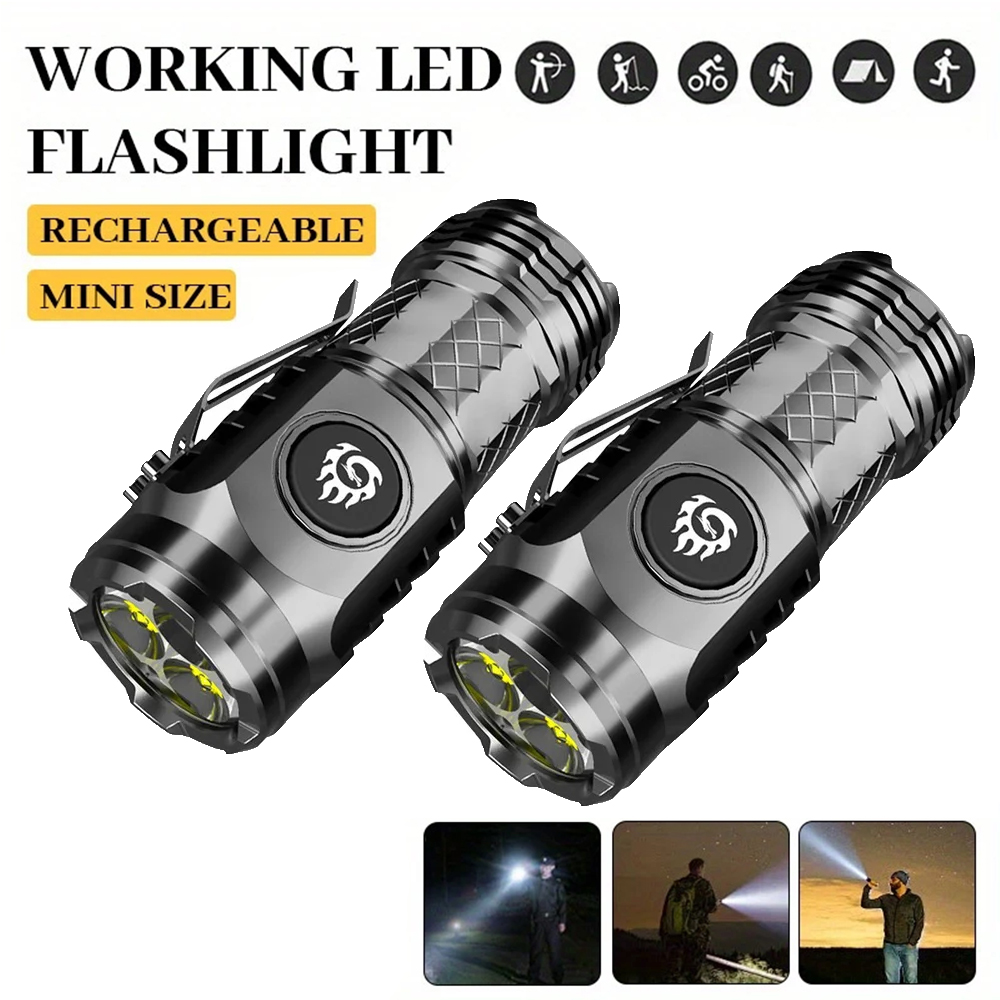 Outdoor Power Inc - High Strong Power LED Flashlight Built-in