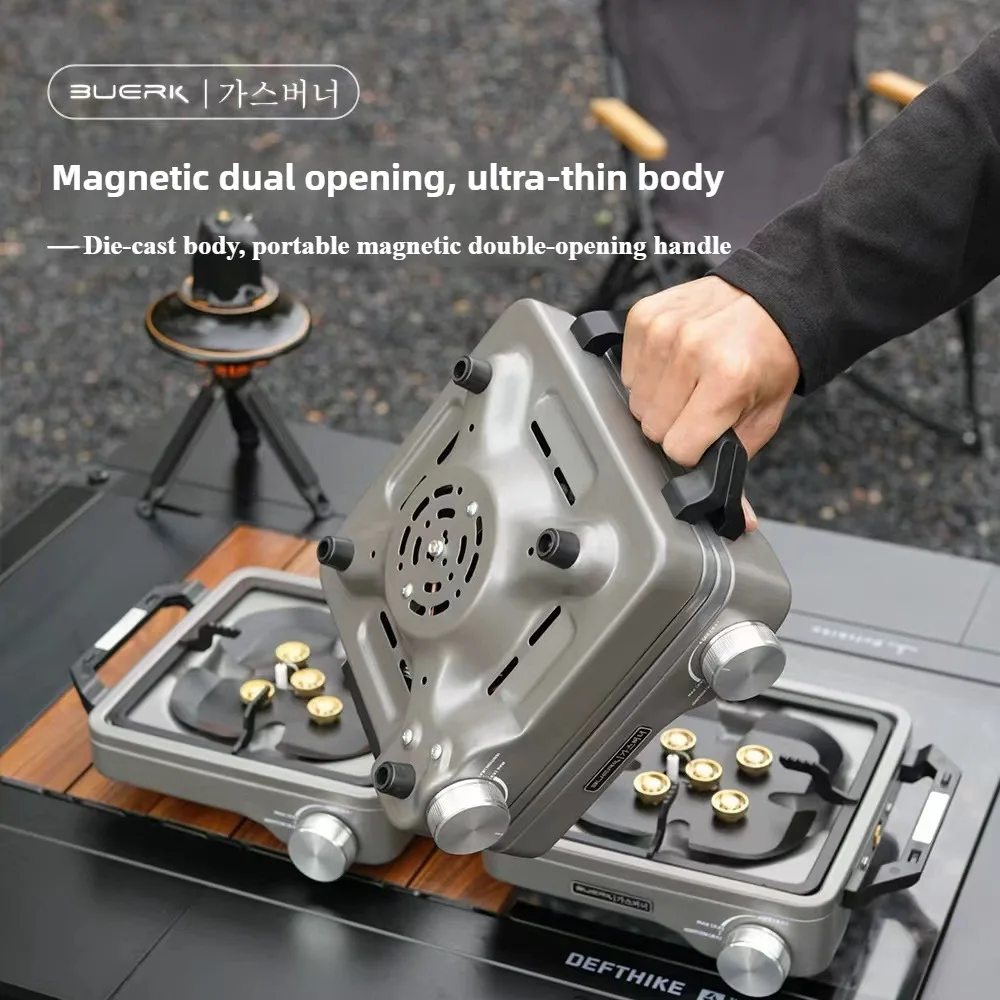 Outdoor Power Grill - BUERK Camping Gas Stove - Portable