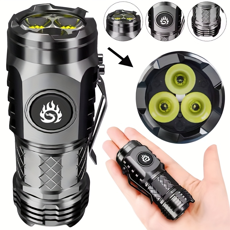 Outdoor Power Inc - Portable High Brightness 3 LED Flashlight
