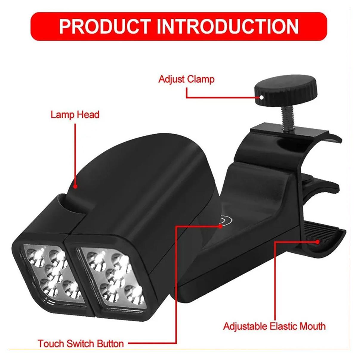 LED Dual Head Grill Light Batt - Outdoor Power Grill recension och pris