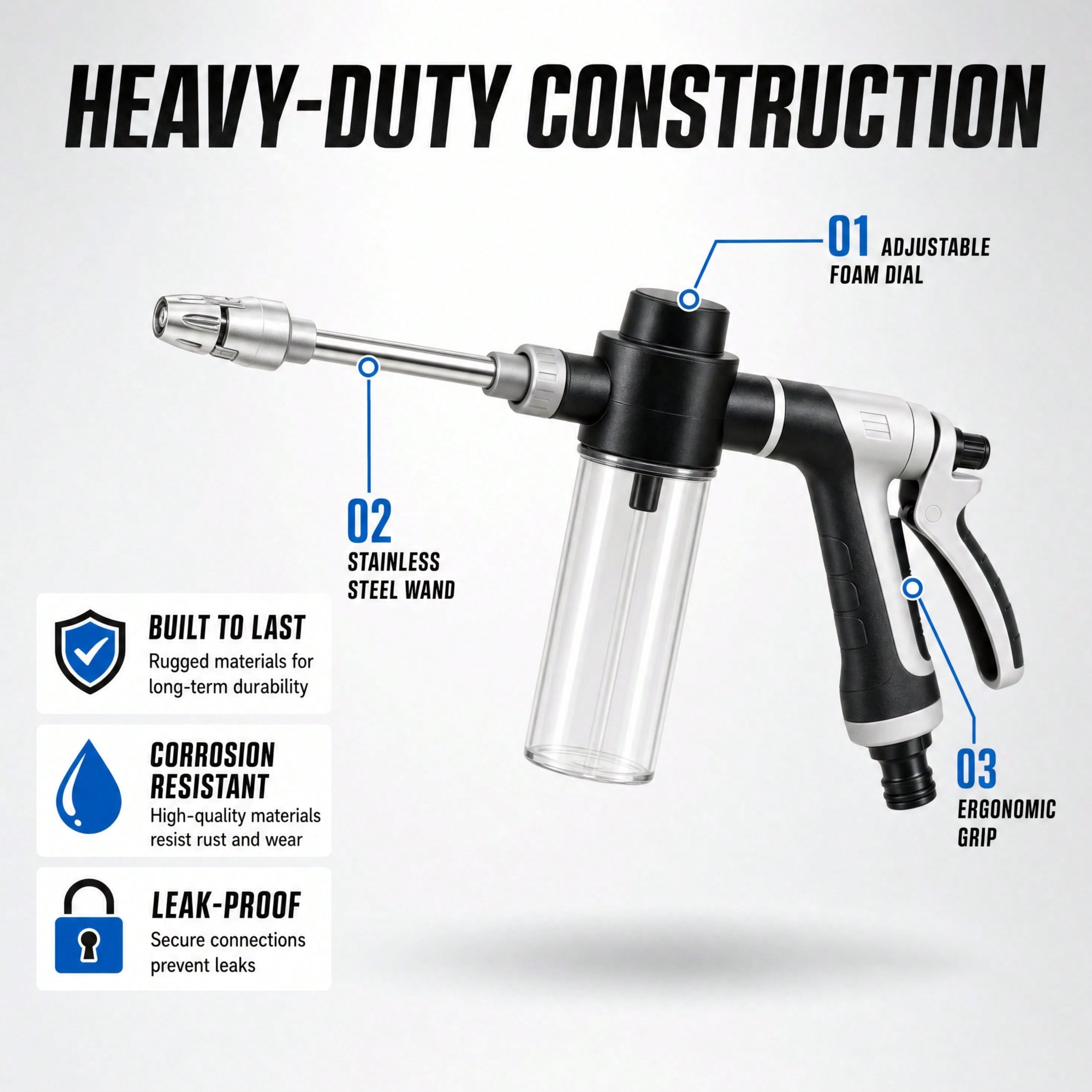 High-Pressure Multi-Purpose Ca - Outdoor Power 'Hose' recension och pris