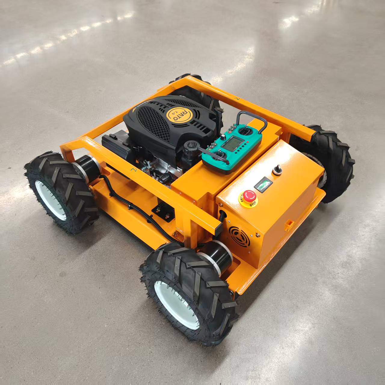 Smart Remote-Controlled Lawn M - Lawn Mower Battery recension och pris