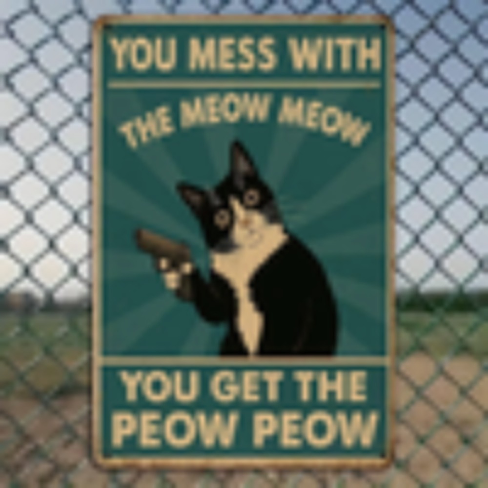 CIFBUY Vintage Funny Cat Alumi - Outdoor Power Bar recension och pris