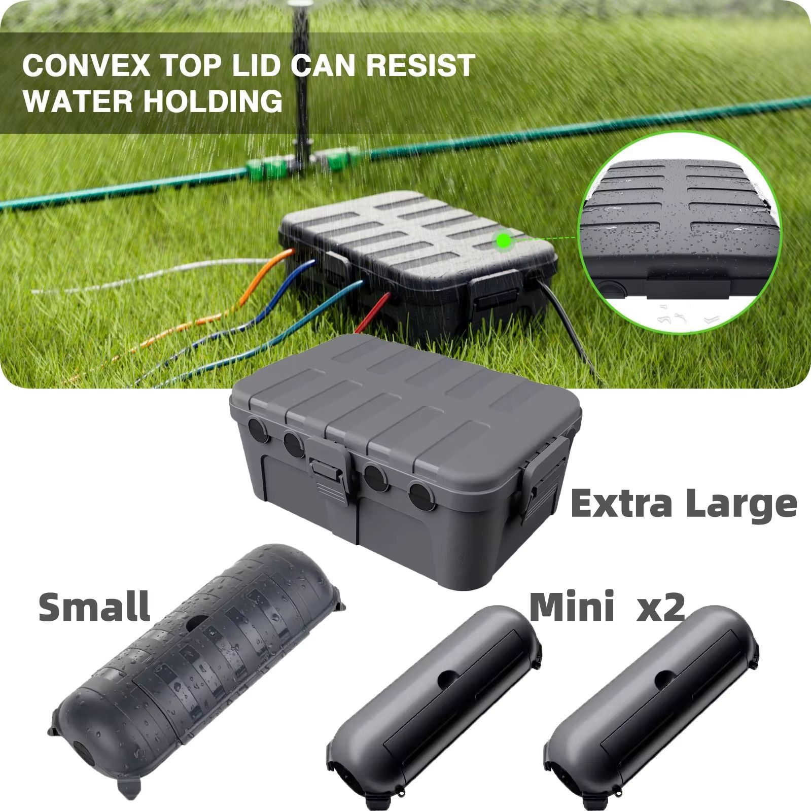 Large Weatherproof Outdoor Ele - Outdoor Power Extension recension och pris