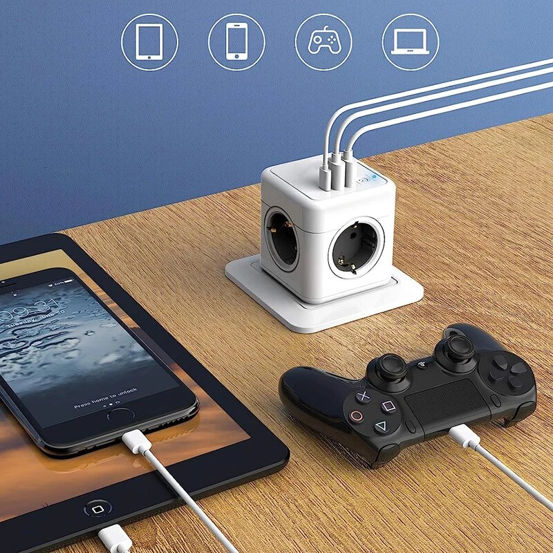 MASSFA 4 Eu AC Outlets Power S - Outdoor Usb Power Strip recension och pris