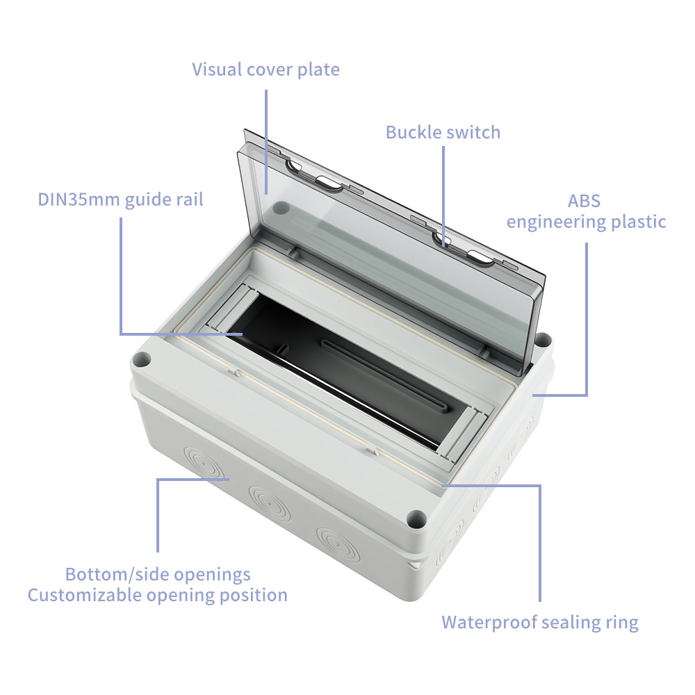 HT Series Waterproof Distribut - Outdoor Power Outlet Box recension och pris
