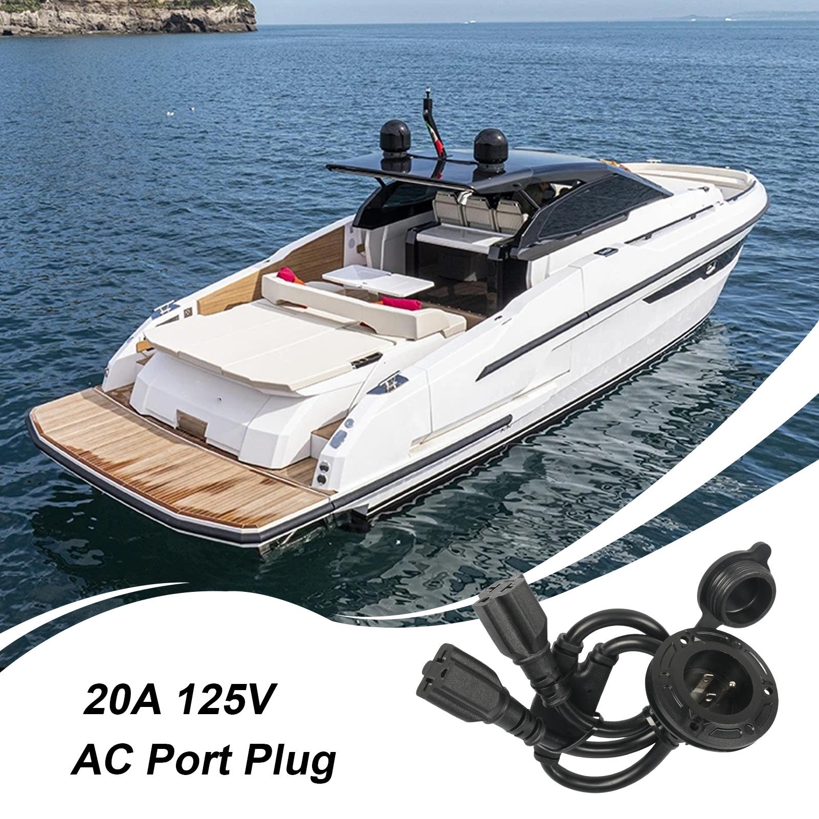 US Standard 125V RV Power Inle - Outdoor Power Outlet Install recension och pris