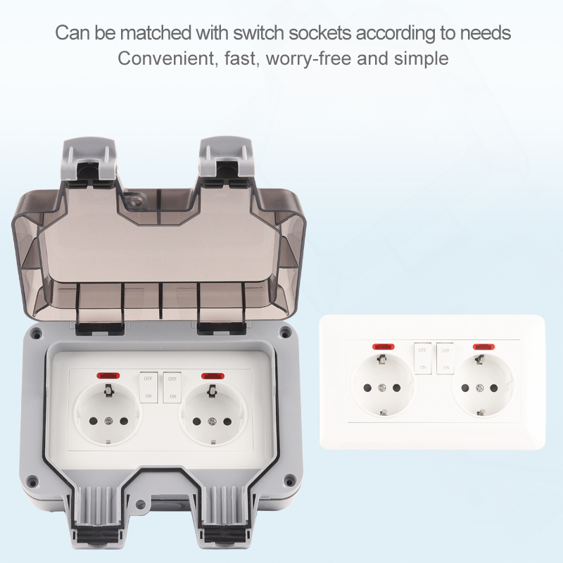 IP66 EU Germany Standard Water - Outdoor Usb Power Strip recension och pris