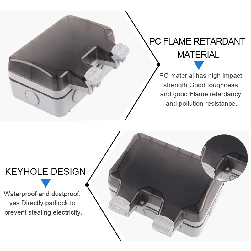 IP66 EU Germany Standard Water - Outdoor Usb Power Strip recension och pris