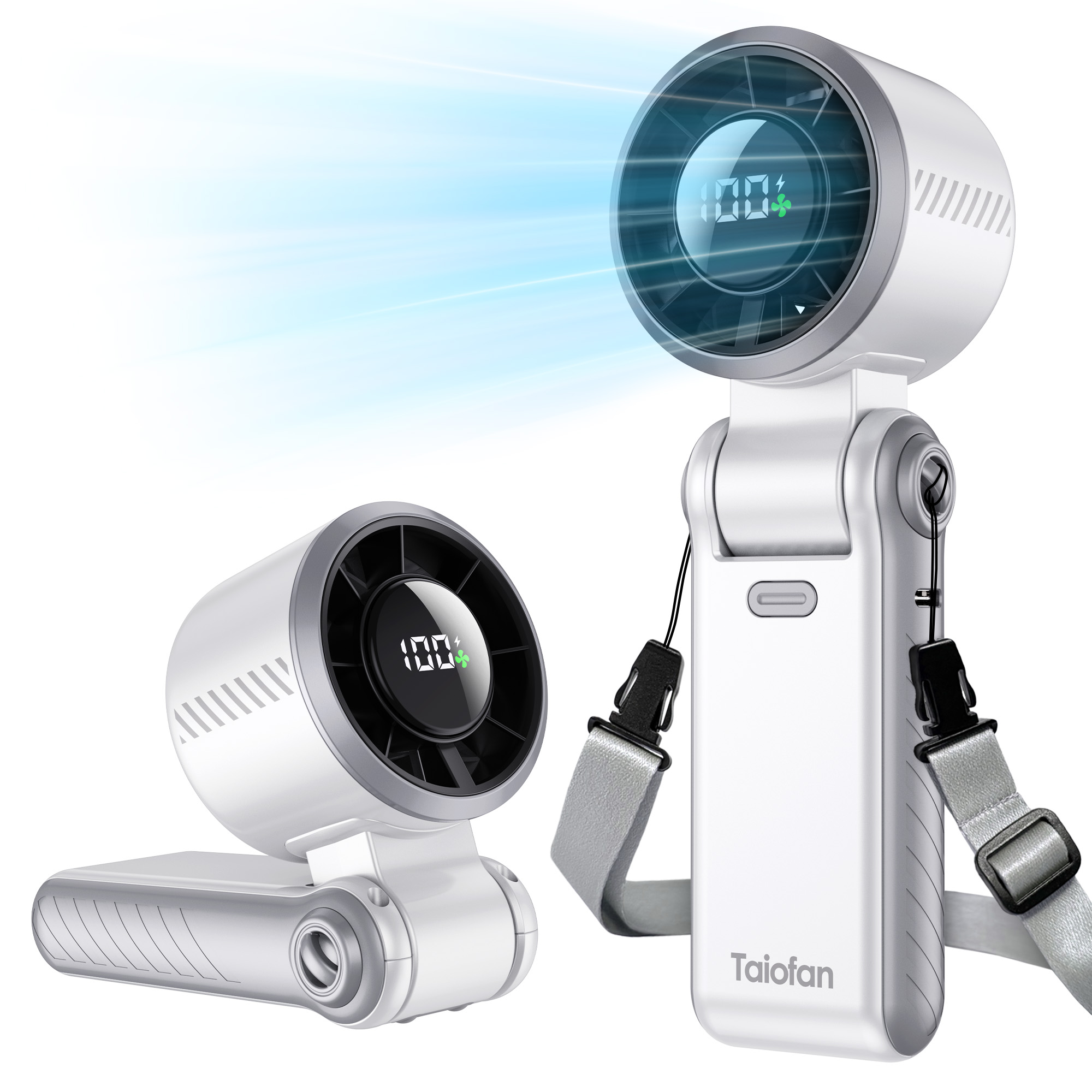 With a Hand-Held Fan Belt, USB - Outdoor Power Inc recension och pris