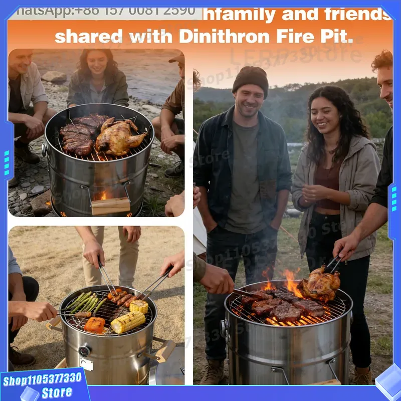 Efficient Stainless Steel Smok - Outdoor Power Grill recension och pris