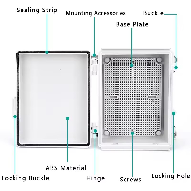 IP66 Electrical Plastic Enclos - Outdoor Power Outlet Box recension och pris