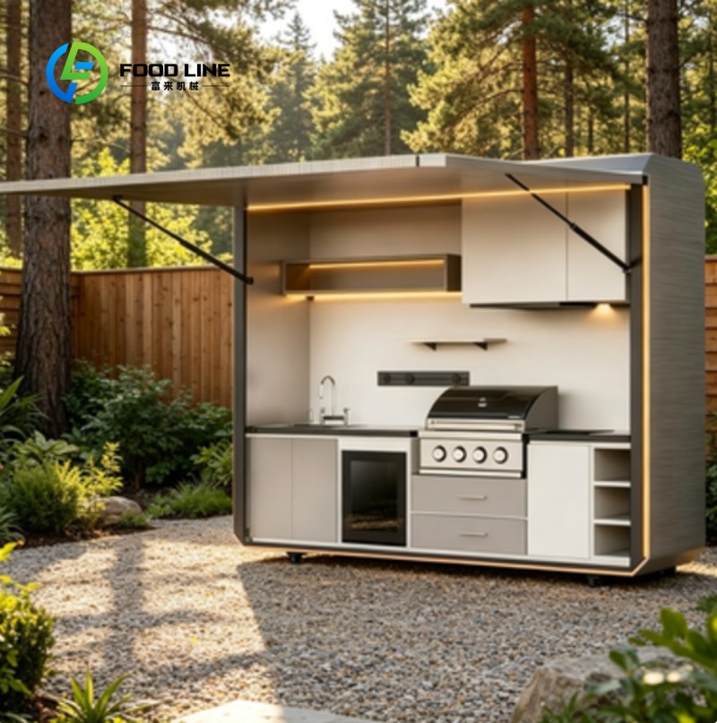Solar Powered Steel Outdoor Ki - Outdoor Kitchen Power recension och pris