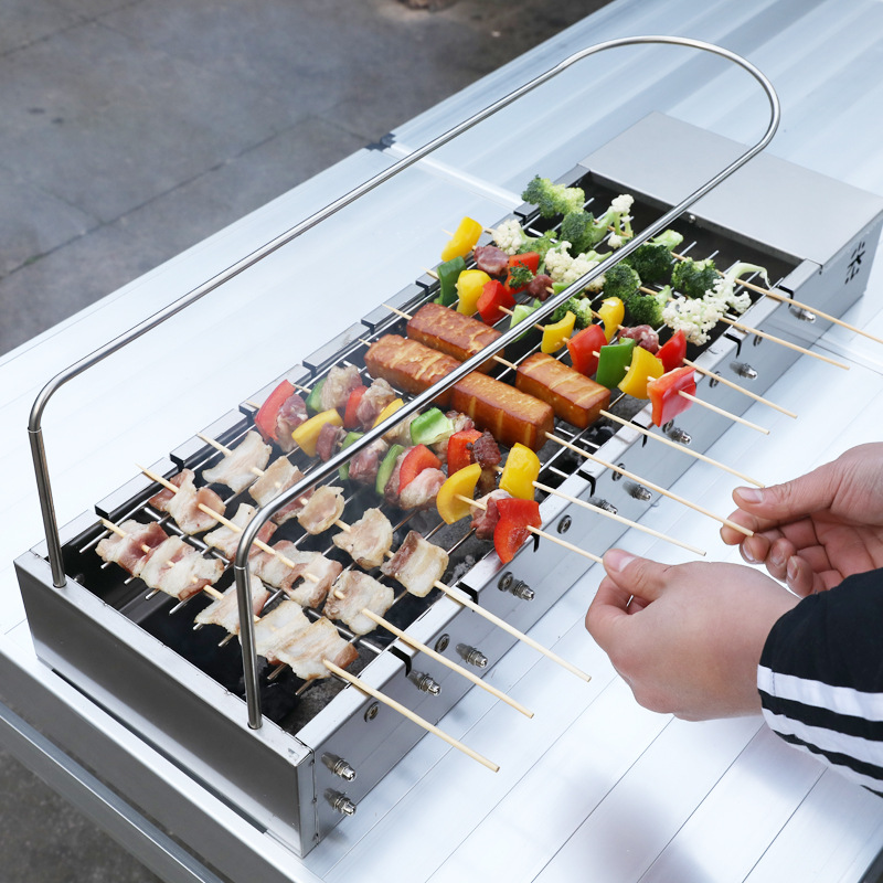 Portable Automatic Rotating BB - Outdoor Power Grill recension och pris
