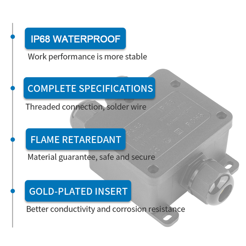 IP68 Outdoor Waterproof Juncti - Outdoor Power Board Box recension och pris