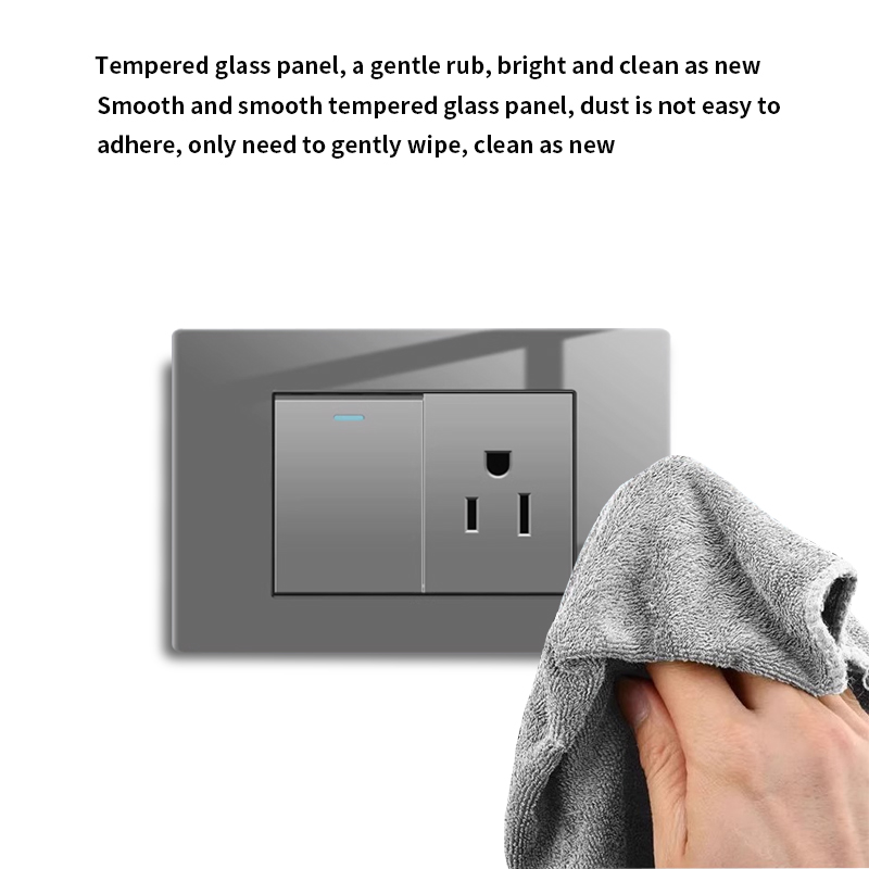 Us Standard Grey Tempered Glas - Outdoor Usb Power Strip recension och pris