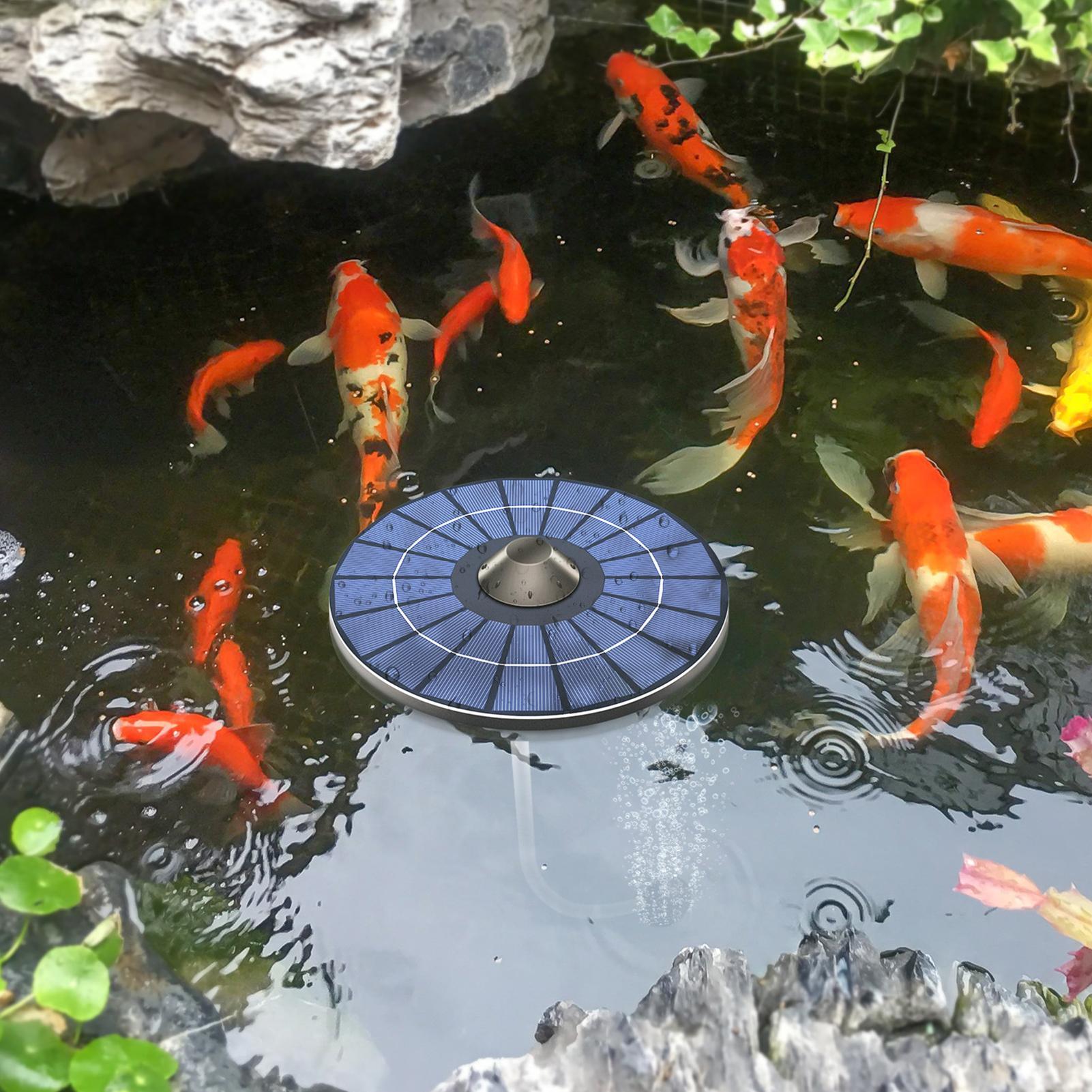 Solar-powered pond aerator pum - Outdoor Power 'Hose' recension och pris