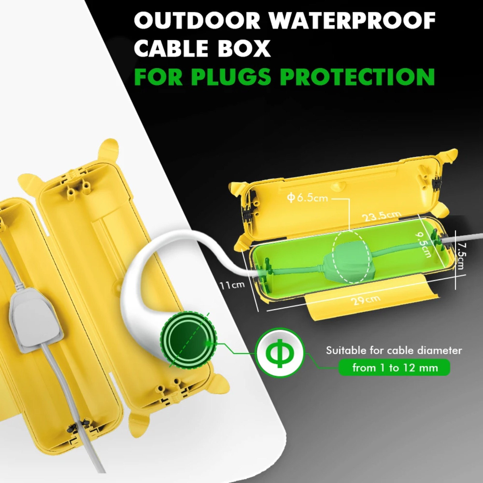 IP44 Outdoor Extension Cord Co - Outdoor Power Extension recension och pris