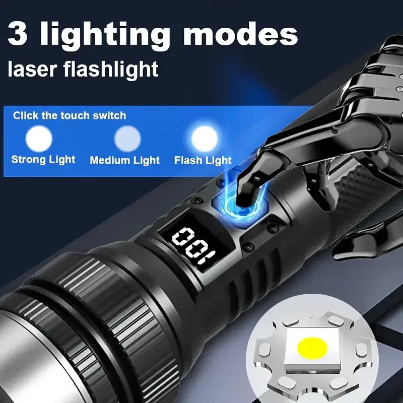 900000LM Powerful LED Flashlig - Outdoor Power Inc recension och pris