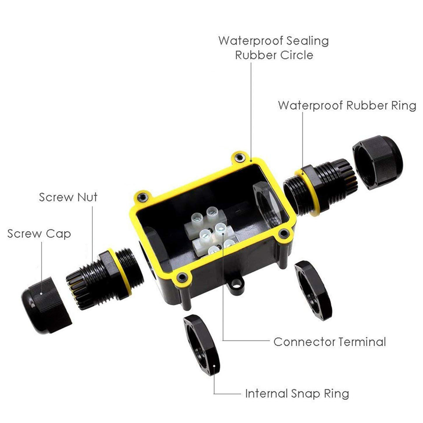 2 Way Outdoor Waterproof IP66  - Outdoor Power Outlet Box recension och pris