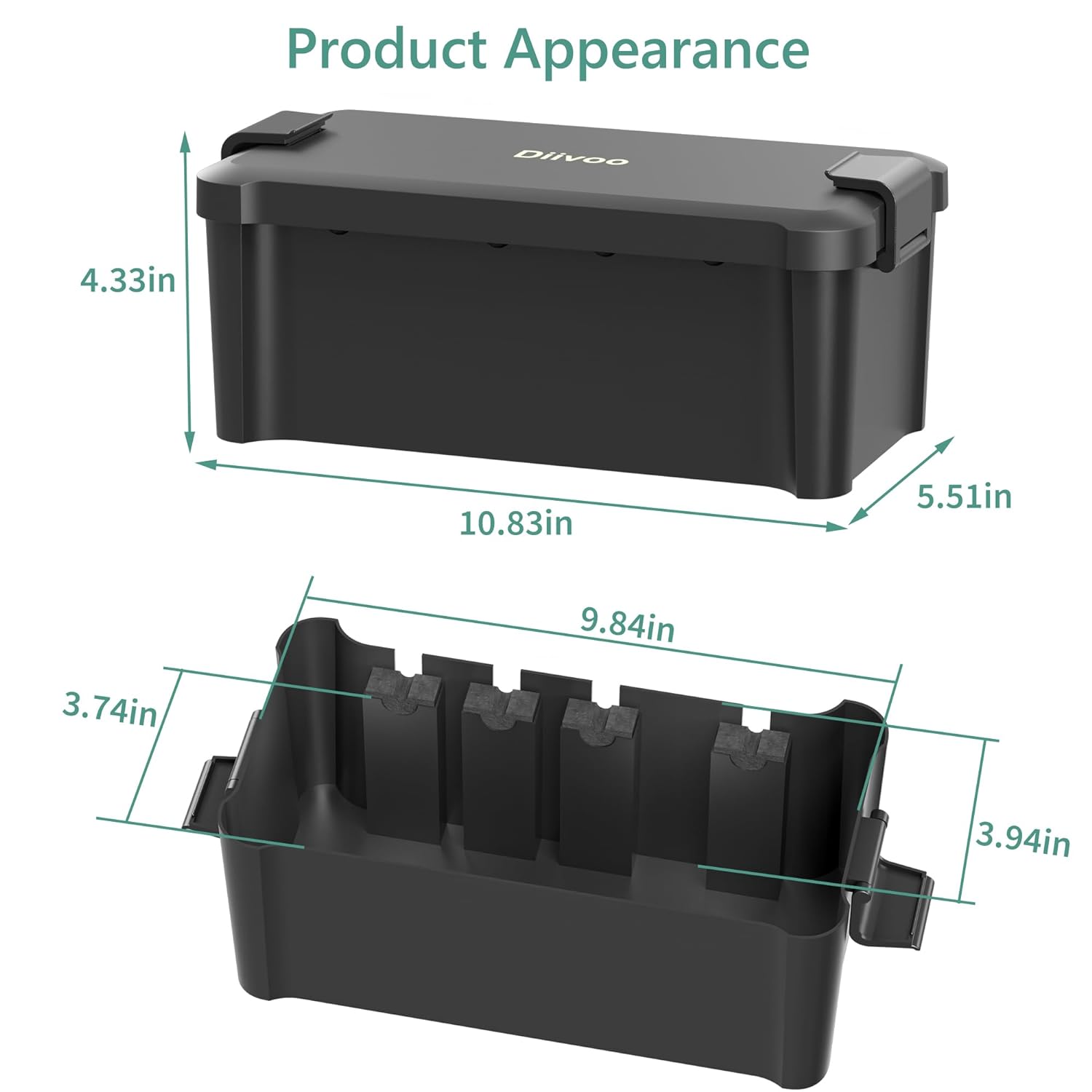 Diivoo Outdoor Waterproof Elec - Outdoor Power Outlet Box recension och pris