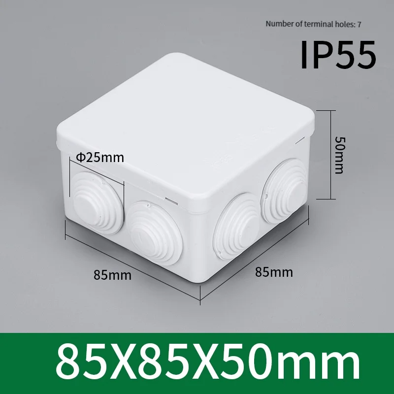 85 * 85 * 50 Outdoor Ip55 Plas - Outdoor Power Outlet Box recension och pris