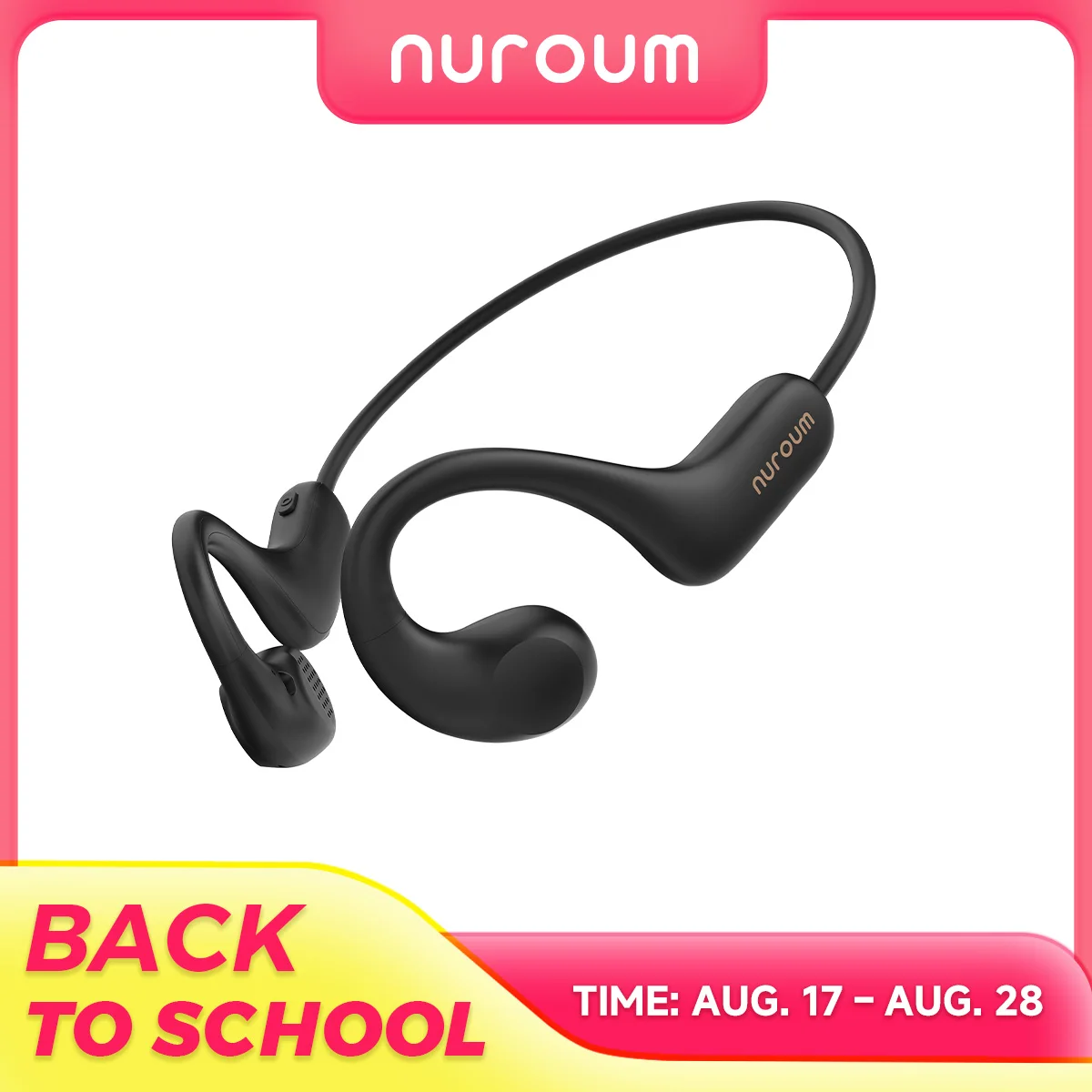 NUROUM Bluetooth Earphone Neck - Outdoor Power Adapter Usb C recension och pris