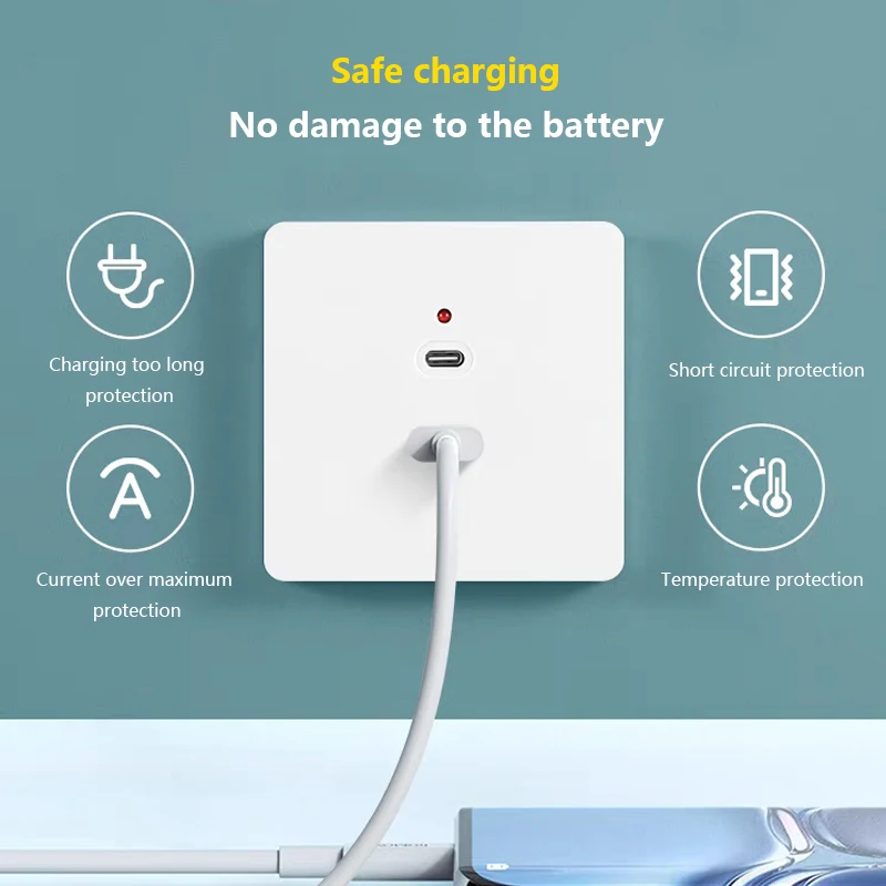 Black Universal Wall USB C Soc - Outdoor Usb Power Strip recension och pris