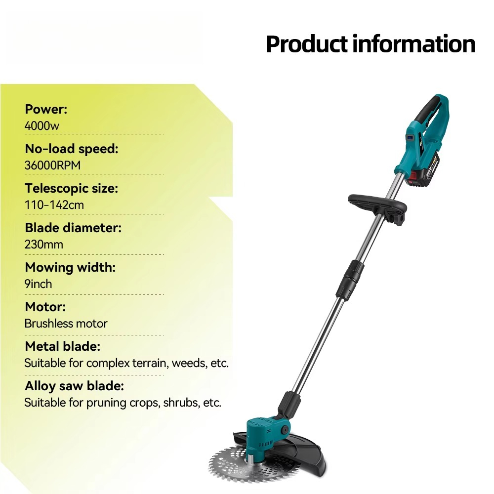 4000W Electric Lawn Mower for  - Lawn Mower Battery recension och pris