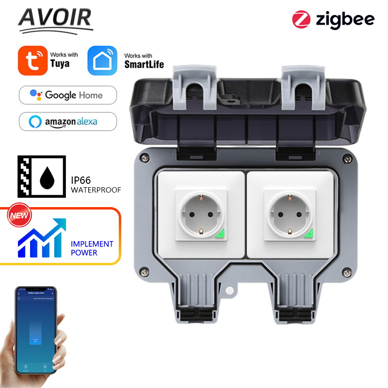 Avoir Tuya Zigbee Electrical S - Outdoor Usb Power Strip recension och pris