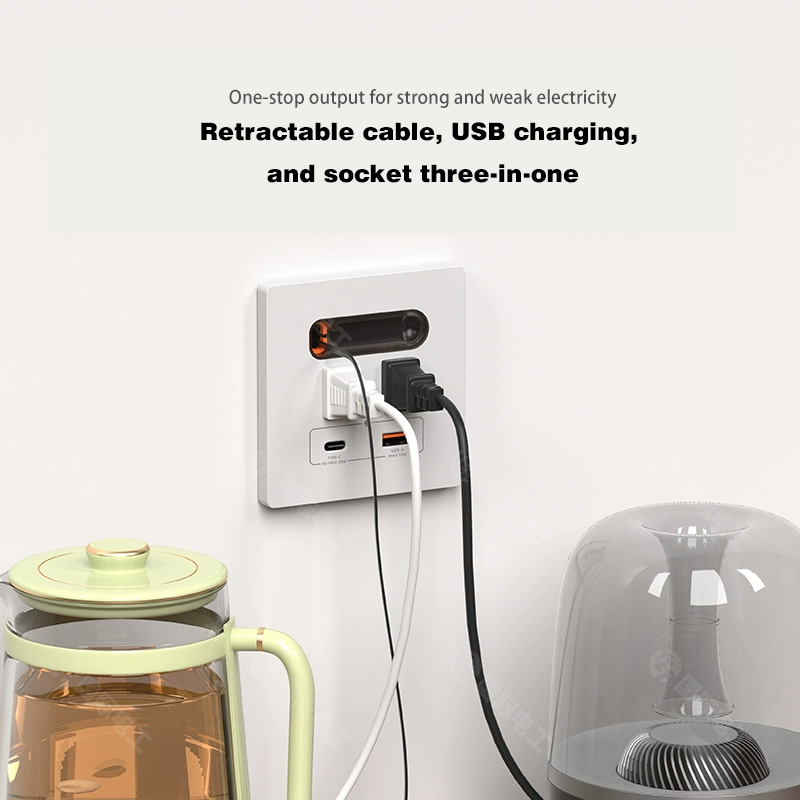 Anssin 12w Universal Wall Pane - Outdoor Usb Power Strip recension och pris