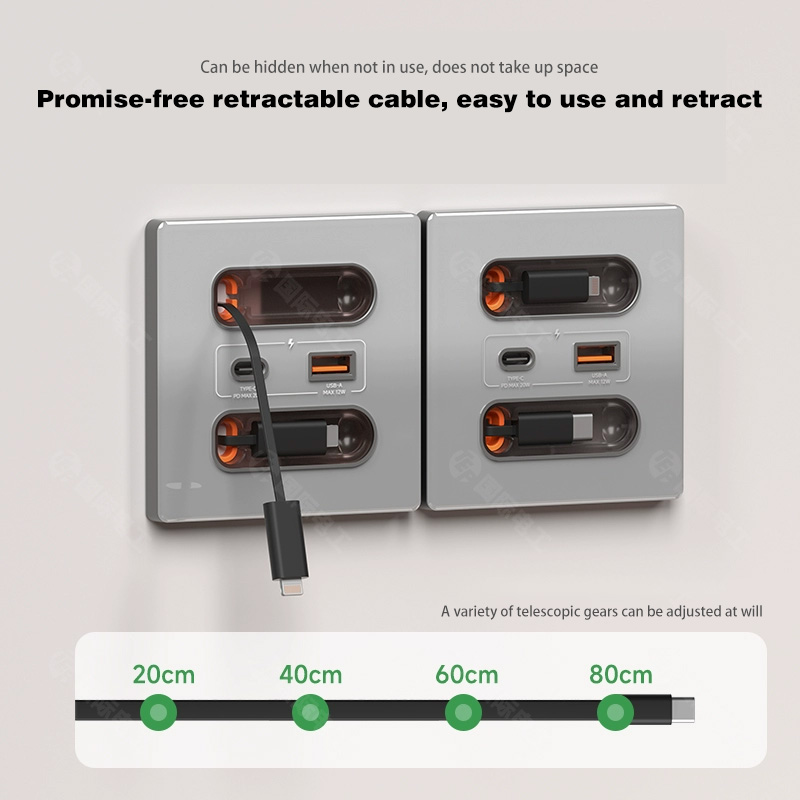 Anssin 12w Universal Wall Pane - Outdoor Usb Power Strip recension och pris