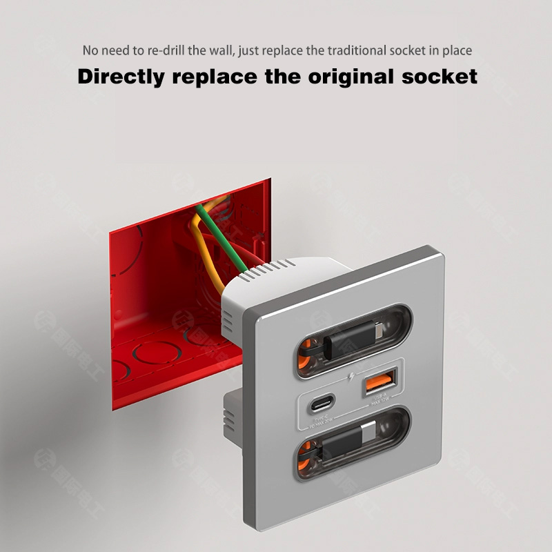 Anssin 12w Universal Wall Pane - Outdoor Usb Power Strip recension och pris