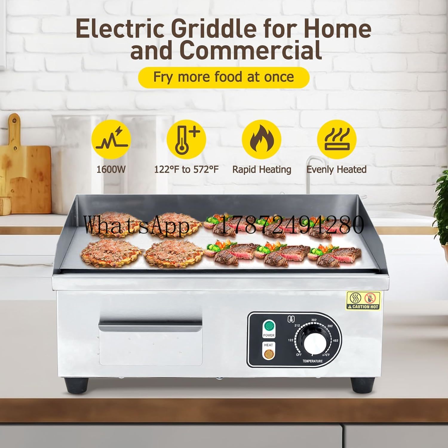 30 Inch Electric Griddle for O - Outdoor Power Grill recension och pris