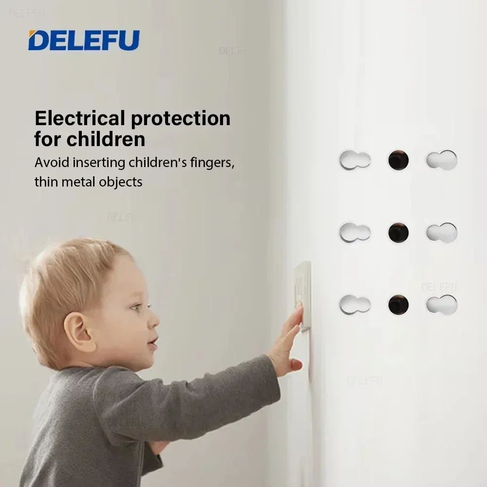 DELEFU Grey Tempered Glass Ita - Outdoor Usb Power Strip recension och pris