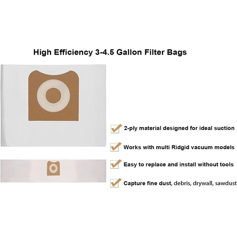 AC39-For Ridgid WD3050, WD4070 - Wet Dry Vacuum Shop recension och pris