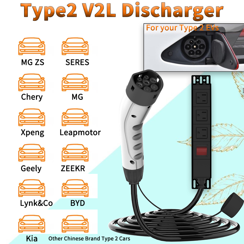 WUFEN Portable Type 2 V2L Cabl - Outdoor Power Inc recension och pris