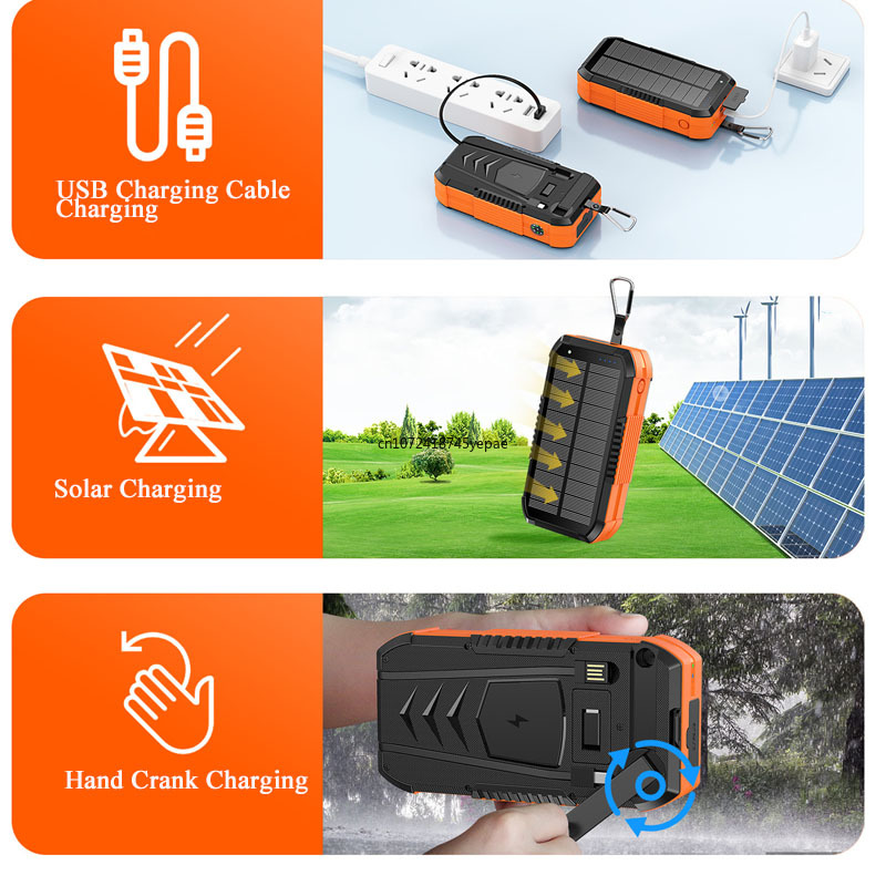 40000mAh Hand Crank Solar Powe - Xiaomi Outdoor Power Supply recension och pris