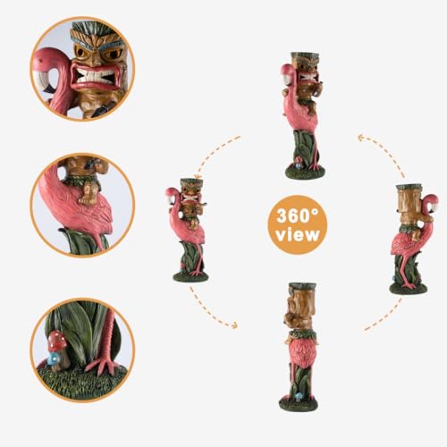 Solar Tiki Statue - Outdoor St - Outdoor Power Bar recension och pris