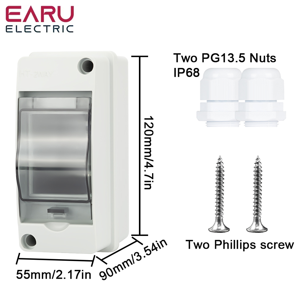 HT-2 IP65 Waterproof Distribut - Outdoor Power Outlet Box recension och pris