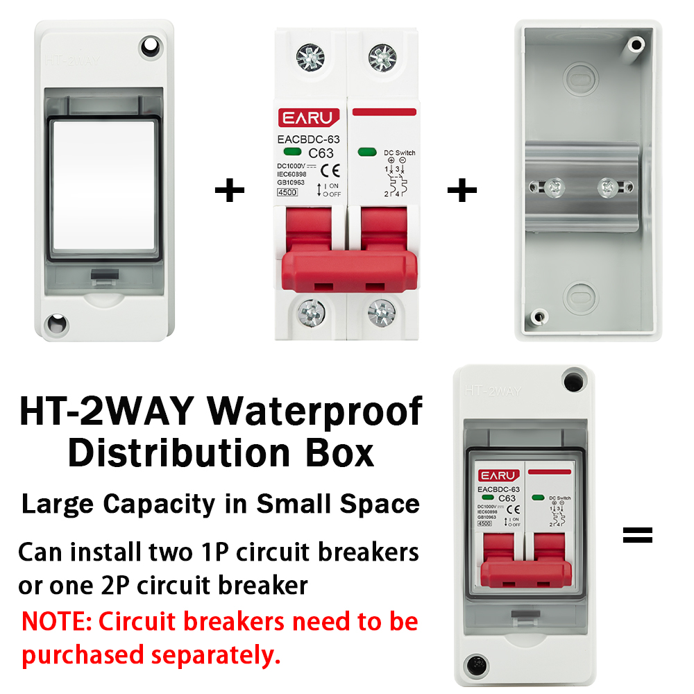 HT-2 IP65 Waterproof Distribut - Outdoor Power Outlet Box recension och pris