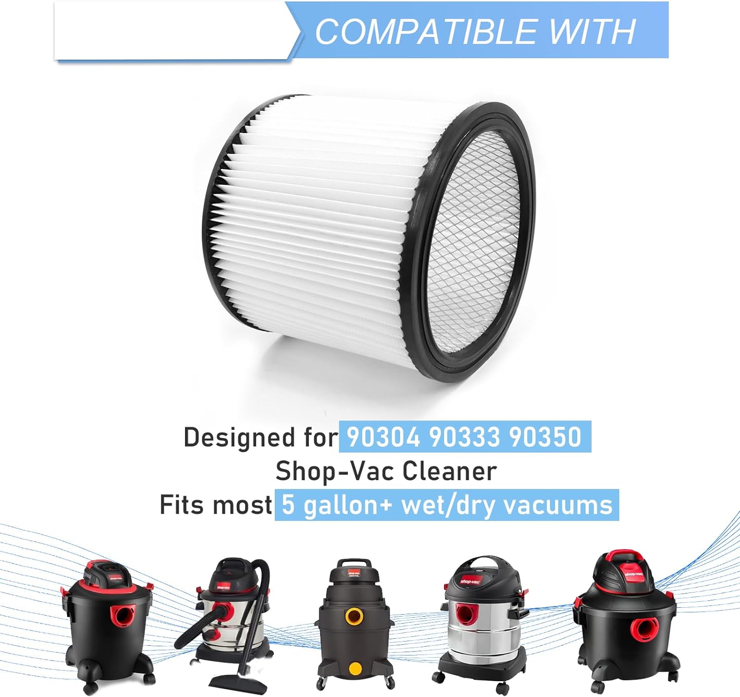 90304 Shop-Vac Filter Replacem - Wet Dry Vacuum Shop recension och pris