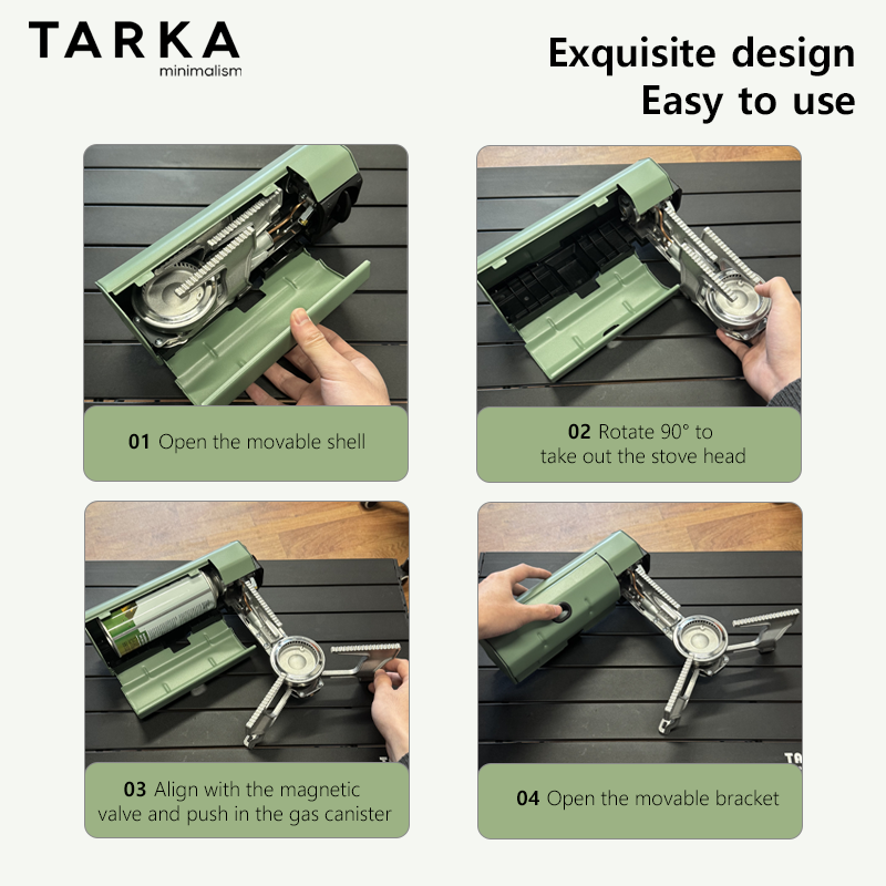 TARKA Cassette Stove Camping F - Outdoor Kitchen Power recension och pris
